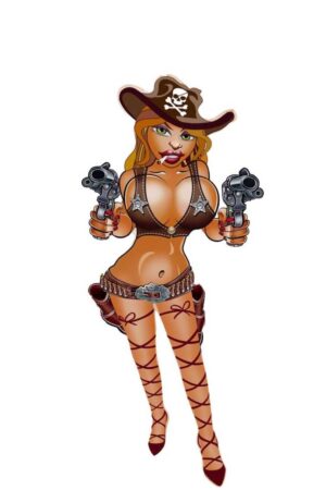 Balon foliowy Piratka Wieczór Kawalerski 47x93,5cm