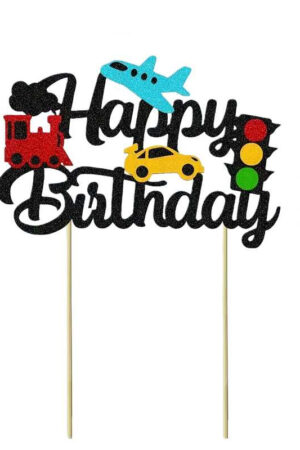 Topper na ciasto, tort Happy Birthday Auta