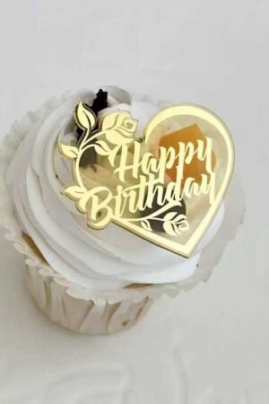Topper na tort babeczki Happy Birthday 5szt