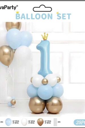 Girlanda balononowa zestaw balonów na roczek 29szt