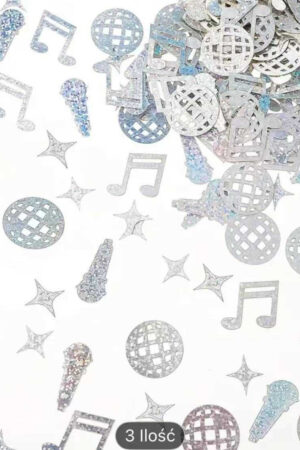 Konfetti foliowe 15g disco holo