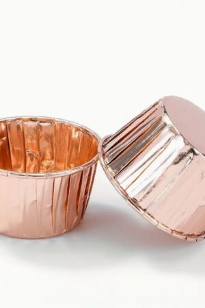 Foremki do babeczek 50szt Rose Gold