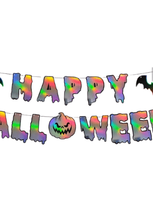 Baner Halloween Happy Halloween Holograficzny