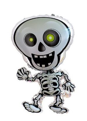 Balon foliowy Kościotrup 47x81cm Halloween