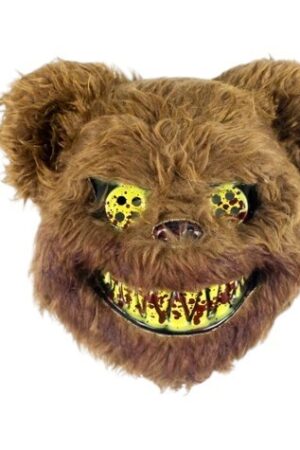 Maska Halloween Miś Niedźwiedź 26x27cm