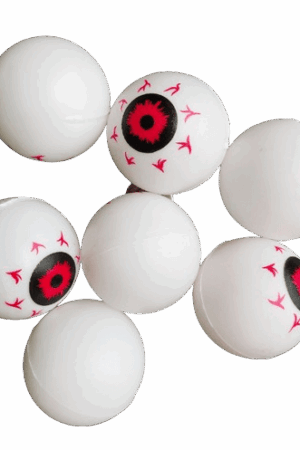 Zakrwawione oczy gały Halloween 6szt