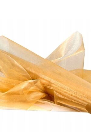 Organza złota 16cm x 9m