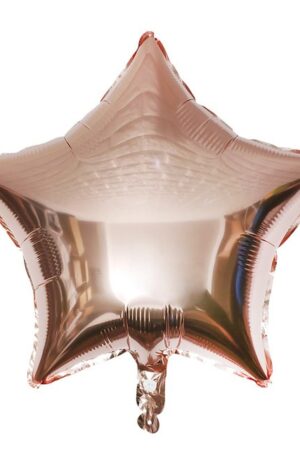 Balon foliowy gwiazda 18 cali Rose Gold 50szt