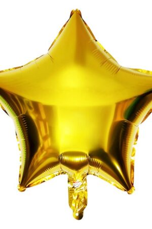 Balon foliowy gwiazda 18 cali Złoty 50szt