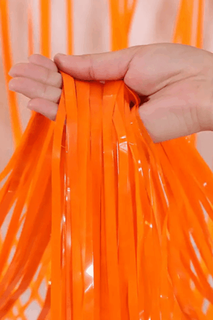 Kurtyna imprezowa pastelowy pomarańczowy pastelowy 100x200cm