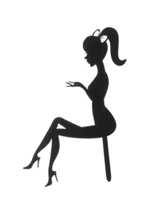 Topper na tort Girl Kobieta