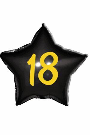 Balon foliowy gwiazda 18 cali 45 cm 18 urodziny