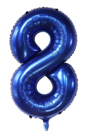 Balon foliowy cyfra 8, 32 cale