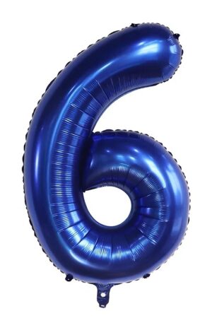 Balon foliowy cyfra 6, 32 cale