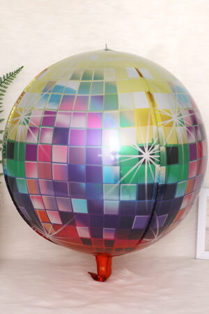 Balon foliowy kula 4d multi 55cm