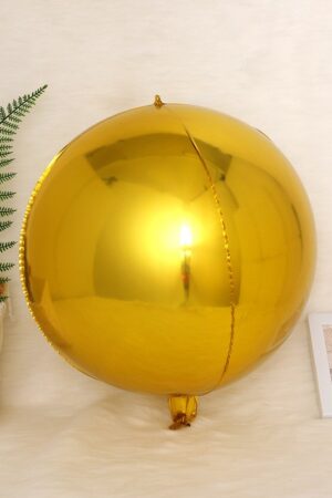 Balon foliowy kula 4d złota 55cm