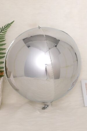 Balon foliowy kula 4d srebrna 55cm