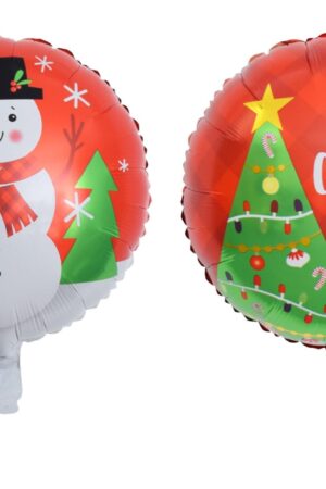 Balon foliowy okrągły Merry Christmas 18cali 45 cm