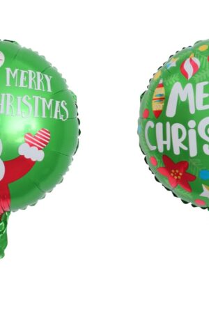 Balon foliowy okrągły Merry Christmas 18cali 45 cm