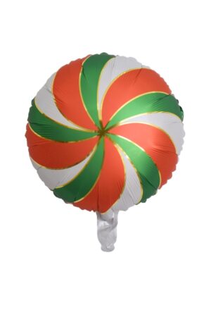 Balon foliowy okrągły cukierek, lizak 18cali 45 cm