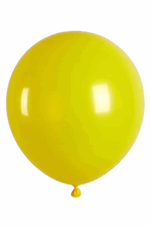Balon lateksowy żółty, 5 cali 100szt
