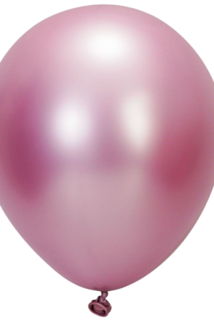 Balon lateksowy 50szt różowy chrom 10 cali