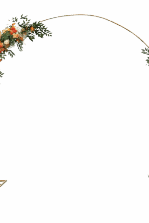 Łuk stelaż złoto 2.5x2.5M