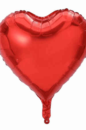 Balon foliowy serce 18 cali czerwone 1szt
