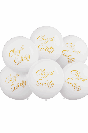 Balon lateksowy zestaw Chrzest Święty, 12 cali 6szt