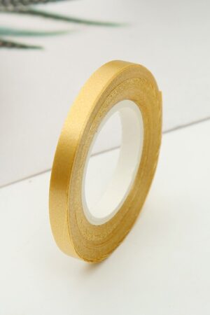 Wstążka złota matowa 5m, 500szt