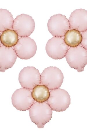 Balon foliowy stokrotka kwiatki 51x43cm , 3szt