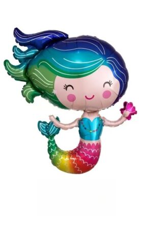 Balon foliowy Syrenka 72x60 cm