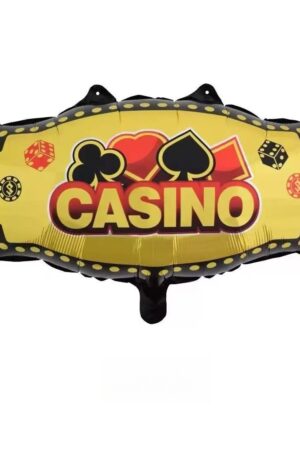 Balon foliowy Kasyno 41x62cm , Casino