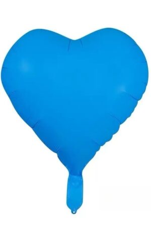 Balon foliowy serce niebieski 45cm,18 cali