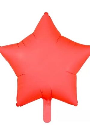 Balon foliowy gwiazda 18 cali czerwona 10szt