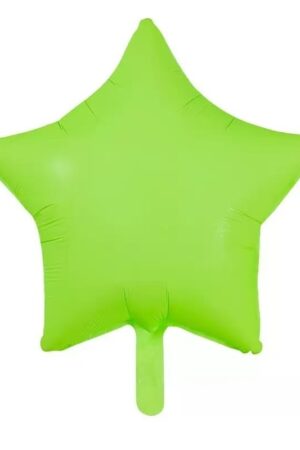 Balon foliowy gwiazda 18 cali zielony 10szt