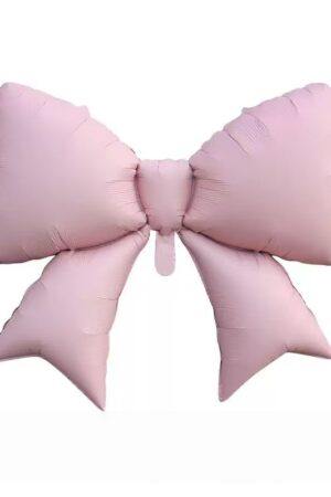 Balon foliowy kokarda różowa 98x75cm